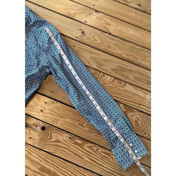 Wrangler 20x Competition Long Sleeve Shirt Small Men’s Blue Pearl Snap Front - Picture 8 of 8